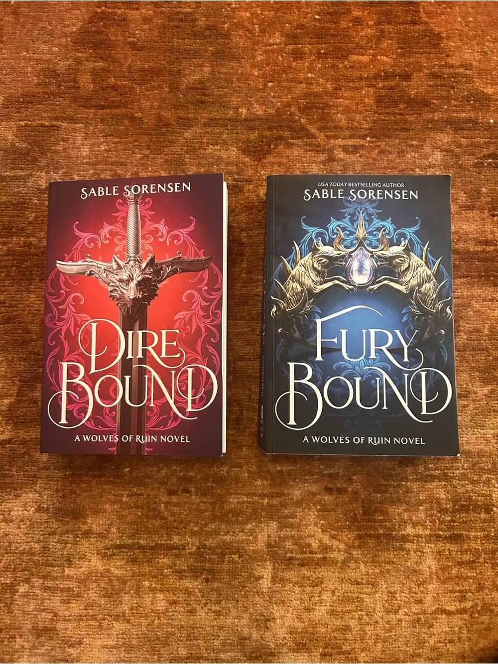 Dire Bound & Fury Bound - Red and Blue Book Set
